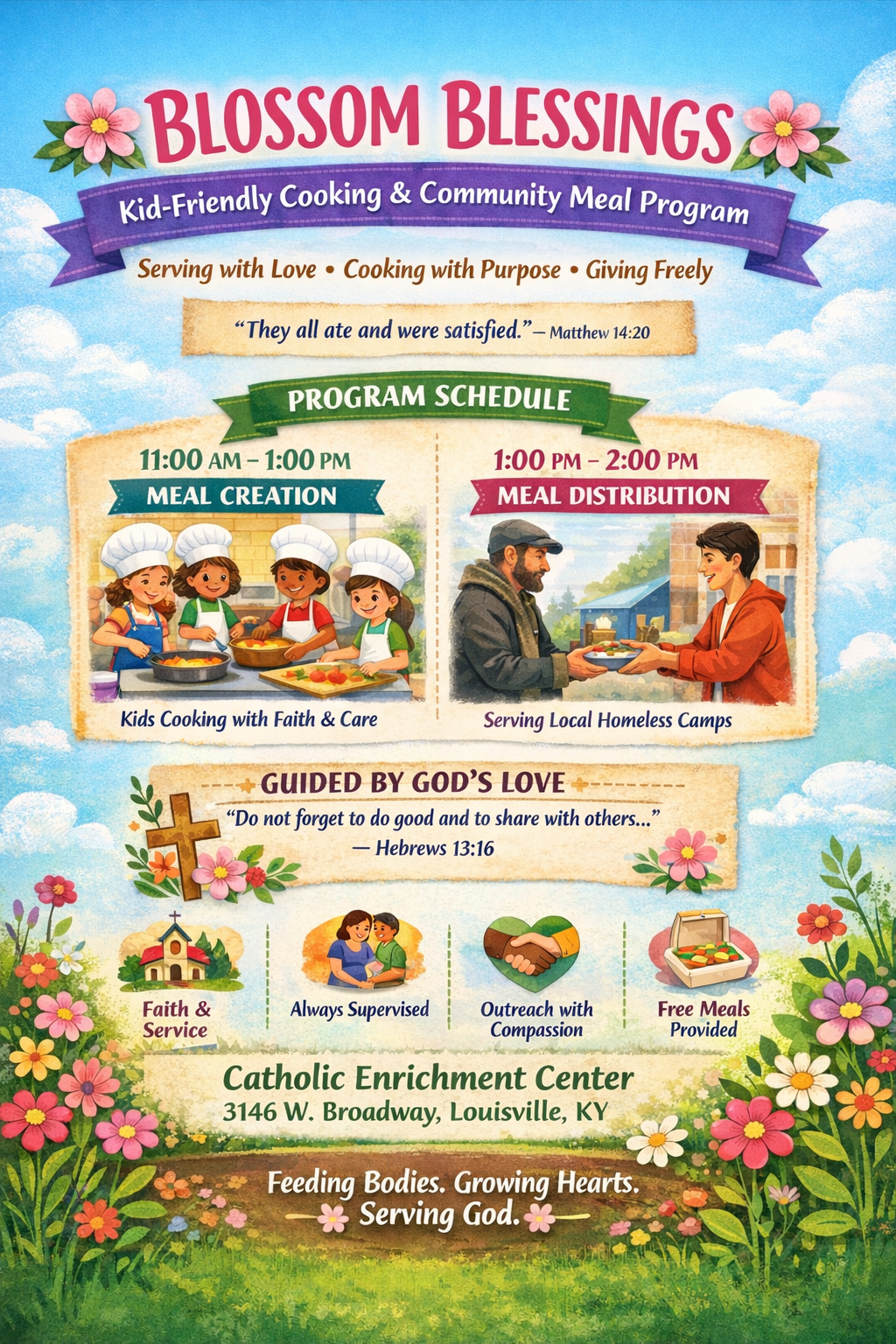 Blossoms Blessings Cooking Program 2